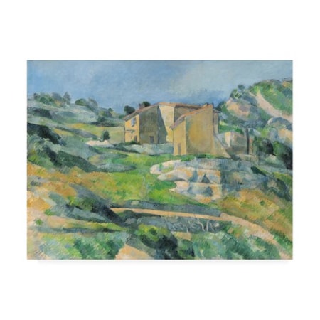 Paul Cezanne 'Houses In The Provence 1833' Canvas Art,14x19